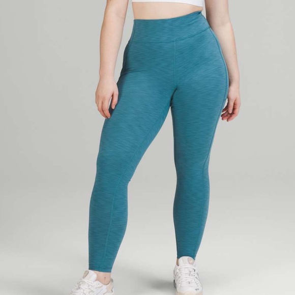Lululemon Invigorate High-Rise Tight 28" in Heathered Capture Blue - 10 - Picture 1 of 6
